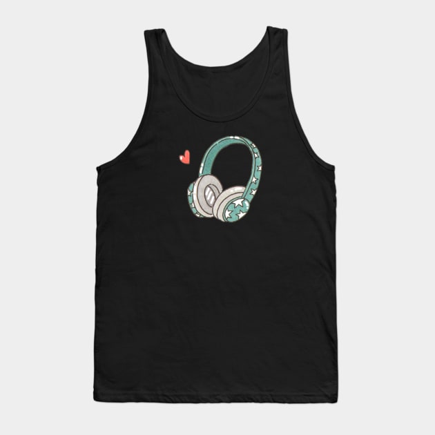 Turn the lock and put my headphones on///Drawing for fans Tank Top by MisterPumpkin